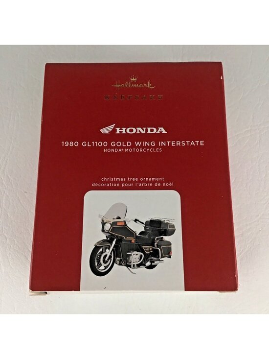 Hallmark Other - Hallmark Honda Motorcycles 1980 GL1100 Gold Wing Interstate Ornament New 2020